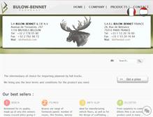 Tablet Screenshot of bulow-bennet.com